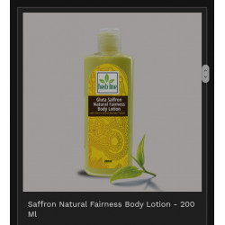 Gluta saffron body lotion