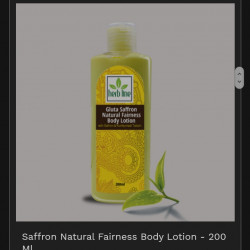 Gluta saffron body lotion