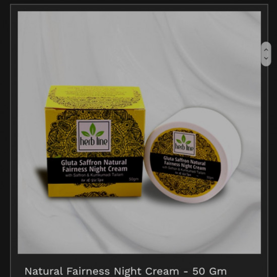Gluta saffron night cream Gluta saffron night cream