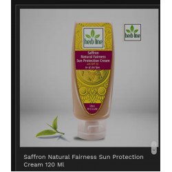 Saffron sun protection cream