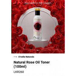 NATURAL ROSE OIL TONER - 100 ML