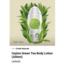 CEYLON GREEN TEA PERFUME BODY LOTION-200ML