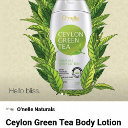 CEYLON GREEN TEA PERFUME BODY LOTION-200ML