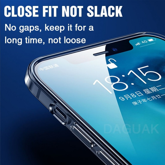 Camera Lens Protection Clear Case For iPhone 12