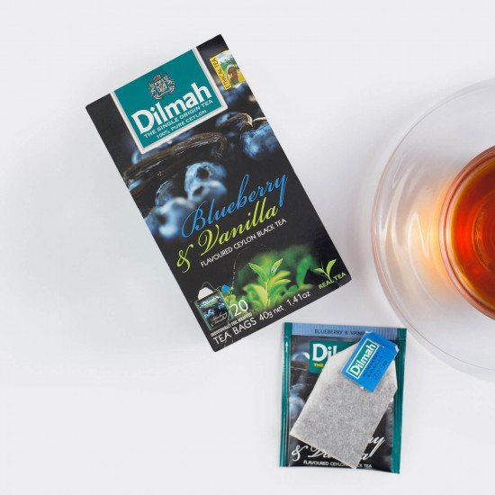 Dilmah- flavoured Black Tea bags CEYLON (Vanilla,Mint,Cinnamon,Ginger) 20 Tea Bag Dilmah- flavoured Black Tea bags CEYLON (Vanilla,Mint,Cinnamon,Ginger) 20 Tea Bag